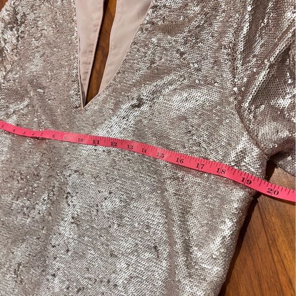 C/MEO Collective pink sequin long sleeve top $223 - Picture 5 of 6